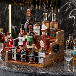 Topika 3 Tier Liquor Bottle Shelf, Bar Cabinet Wine Rack, Retro Display
