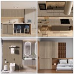 Topika Wood Grain Self Adhesive Wallpaper with Tools 10m x 45cm