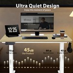 Topika Standing Desk Adjustable Height Sit Stand Desk for Home Office