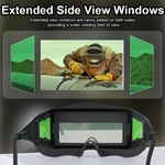 Topika Auto Darkening Welding Glasses Solar Welding Goggles True Colour A