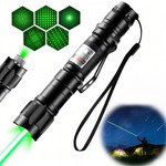 Topika Rechargeable Green Laser Pointer&Visible Beam for TV/LED & Outdoor