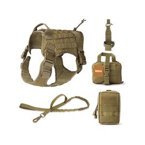 TopikaPet - Tactical Dog Vest Set,Puppy Tactical Chest Harness for Training