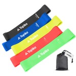 Topika-Resistance Bands Set of 5,Latex Exercise Loops for Full Body Workout