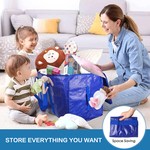 Topika - Moving Bags Heavy Duty Storage Totes with Handles & Tag Pocket