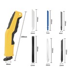 Topika Hand Saw 6-in-1 Multi-Blades Hacksaw with Quick Change & TPR Handle