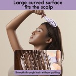 Topika - Curved Vented Scalp Scrubber, Scalp Massager Shampoo Brush