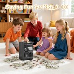 Topika Kids Money Safe ATM Piggy Bank with Password Lock&Face ID Simulation
