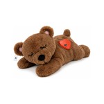 Topika Heartbeat Plush Toy Bear, Soft Calming Pet Companion
