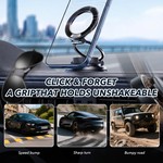 Topika Car Phone Mount, Mobile Phone Car Holder Foldable Magnetic Car Mount