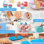 Topika - Cake Decorating Baking Set, 236Pcs Baking Equipment And Tools Set