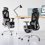 Topika Pro 200 - Ergonomic Chair With Footrest, Adjustable Lumbar Support