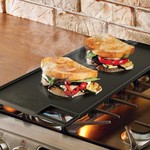 Topika Cast Iron Non-stick Grill Pan No Need For Butter Or Oil Double Sided