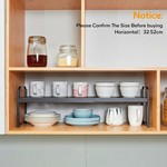 Topika -Vertical Adjustable Expandable Counter Top Shelving Shelf Organiser