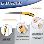 Topika Hand Saw 6-in-1 Multi-Blades Hacksaw with Quick Change & TPR Handle