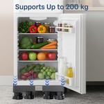 Topika -Washer and Dryer Stand, Adjustable Base with Enhanced Stability