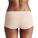 Lekkon Seamless No-Show Ribbed Boyleg Lady Panties, Full-Coverage Underwear