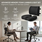 Topika - Ergonomic Back Support And Back Lumbar Support Pillow Setwgg