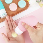 Topika Silicone Travel Bottle Set 17pcs Leakproof Travel Toiletry Container