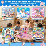 Topika Kids Art Set 86pcs with Colouring Books