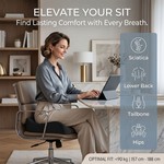 Topika Ergonomic Chair Cushion For Tailbone Pain Relief, Hemorrhoid Pillow