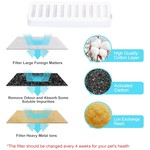 Topika 2in1 Pet/Cat/Dog Large Capacity Food Feeder and Water Dispenser