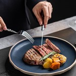 Topika 30 Piece Stainless Steel Cutlery Flatware Sets Knife Fork Spoon Sets