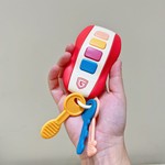 Topika Interactive Baby Car Keys Toy with Music, Teething Rubber