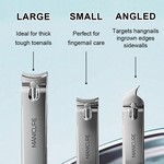 Topika - Nail Clippers Set, 10pcs Stainless Steel Large Nail Clippers Kit