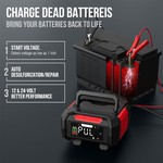 Topika Battery Charger 12V/24V Smart Car Battery Charger With Colour Screen