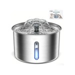 Topika Automatic Cat Water Fountain Stainless Steel - 3L