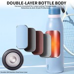 Topika Stainless Steel Water Bottle, 700ml Double Wall Insulated, LeakProof