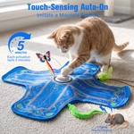 Topika Cat Toys for Indoor Cats, Touch Activated Kitten Toy