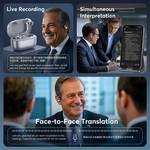 Topika - Language Translation Earbuds, Open-Ear AI Translator Earphones