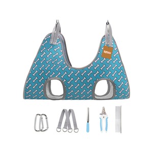 Topika 8 Piece Dog Grooming Hammock Set, Nail Trimming & Grooming Care