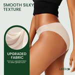 Lekkon Women High-Leg Panties Classic Microfiber, Silky Underwear, 3/6 Pack