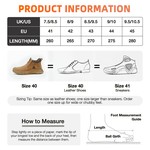 Topika - Men Safety Shoes Steel Toes Slip-On Work Shoes For Men, Brown