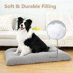 Topika Dog Bed with Anti-Slip Bottom, Foam Pet Pad for Home/Crate Use
