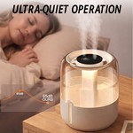 Topika Humidifier Diffuser 6.8L Dual Nozzle Quiet with Night Light for Home