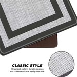 Topika Anti Fatigue Kitchen Mats 2pcs, Cushioned Non-Slip Floor Rugs, grey