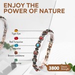 Topika Pure Copper Magnetic Bracelets for Women, Adjustable Copper Bracelet