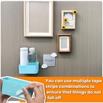 Topika 96 pcs Double Sided Sticky Dots& Tape Set, No Trace Adhesive Kit