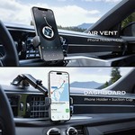 Topika - Car Wireless Charger, 15W Car Charger, Car Charger Iphone Mount