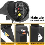 Topika Bag for Men, Tactical Crossbody Big Chest Backpack with Gun Pouch