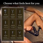 Topika - Massage Gun Deep Tissue with 9 Heads, 9 Speeds, Quiet Massager