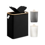 TopikaHome-Laundry Hamper with Lid,140L Collapsible Laundry Basket for Home