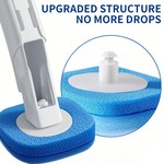 Topika Disposable Toilet Brush & Holder Set with 16 Refills , No Mess