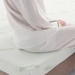 Topika Mattress Protector Waterproof Bamboo Fitted Sheet, Deep Pocket Cover