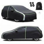 Topika 10-Layer Waterproof Car Cover, Car Rain Cover, Sunproof Dust Cover
