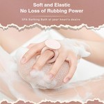 Topika - Soft Shower Bath Ball, 3 Piece Exfoliating Bath Sponge Cleaning Brush