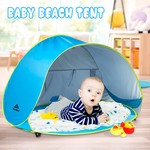 Topika Baby Beach Tent Pop Up with Pool, UPF50+ Portable Sun Shelter